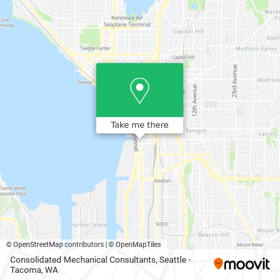 Consolidated Mechanical Consultants map