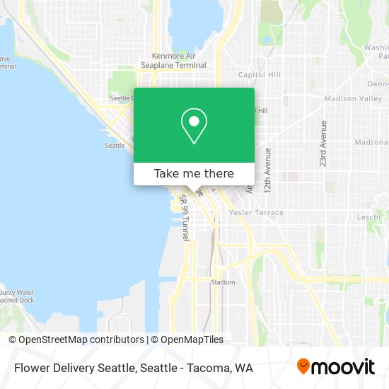 Flower Delivery Seattle map