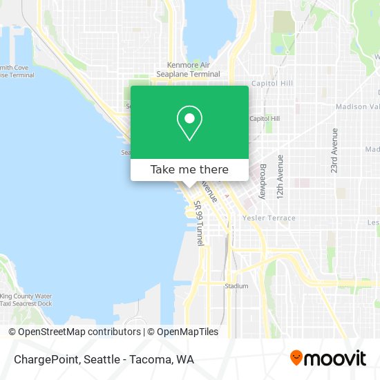 Mapa de ChargePoint