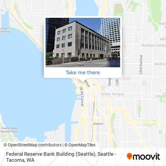Mapa de Federal Reserve Bank Building (Seattle)