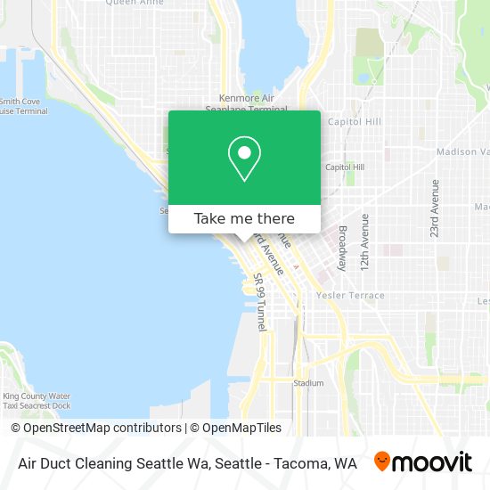 Air Duct Cleaning Seattle Wa map