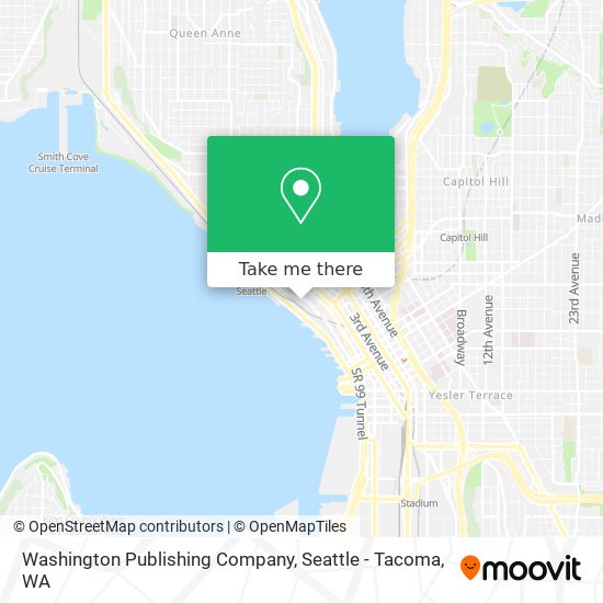 Mapa de Washington Publishing Company