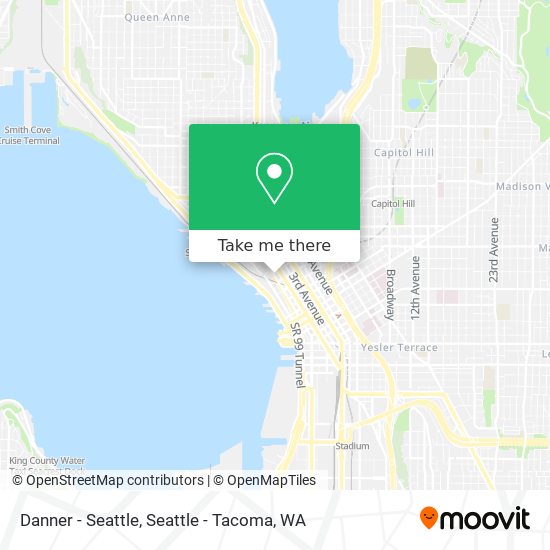 Danner - Seattle map