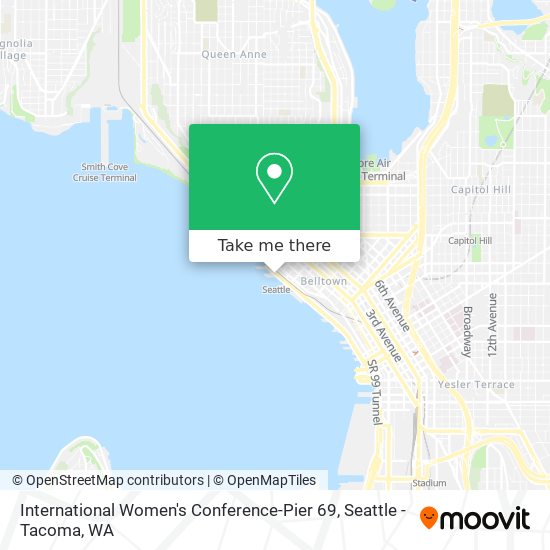 Mapa de International Women's Conference-Pier 69