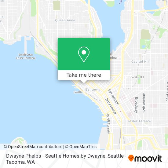 Dwayne Phelps - Seattle Homes by Dwayne map
