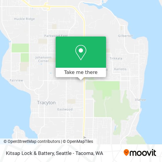 Mapa de Kitsap Lock & Battery