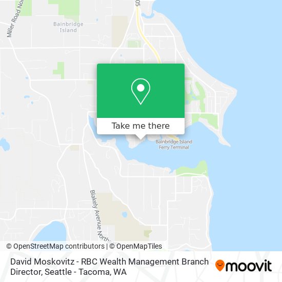 Mapa de David Moskovitz - RBC Wealth Management Branch Director