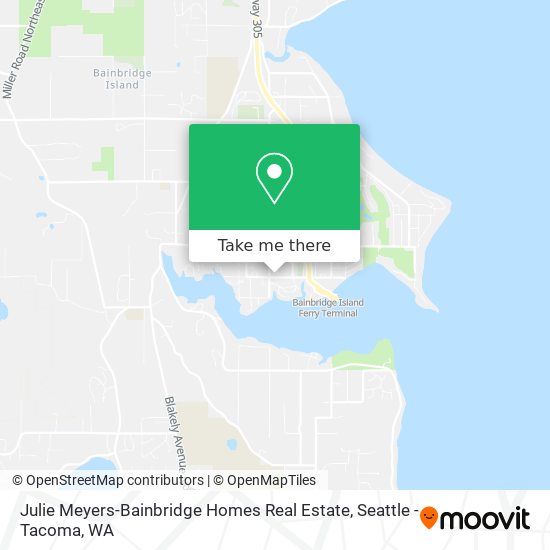 Julie Meyers-Bainbridge Homes Real Estate map