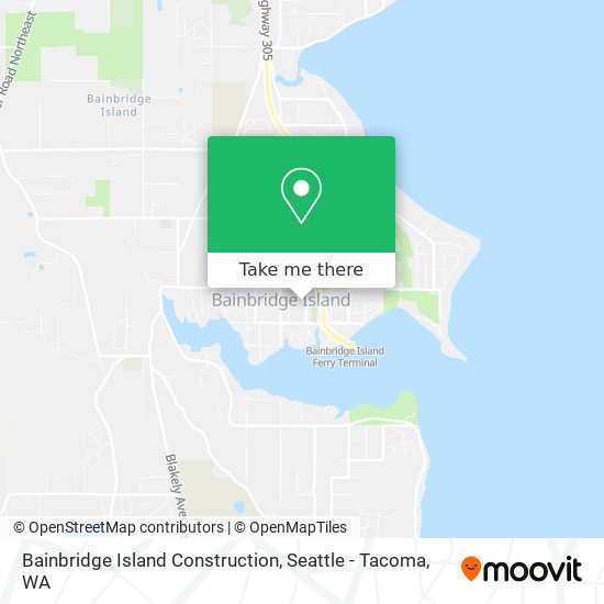 Bainbridge Island Construction map