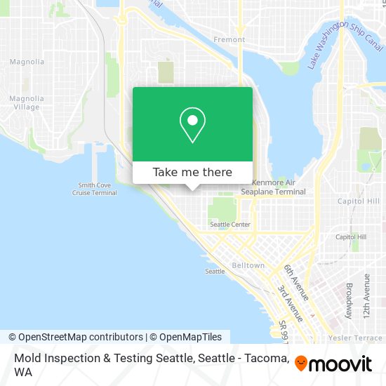 Mapa de Mold Inspection & Testing Seattle