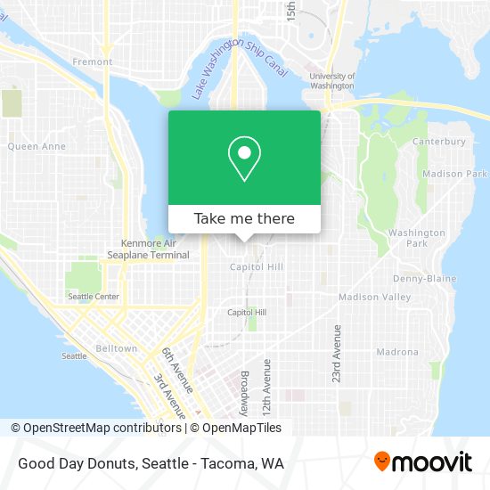 Good Day Donuts map