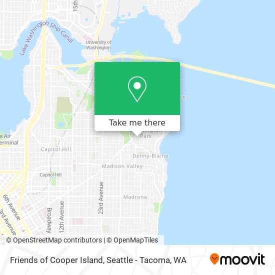 Mapa de Friends of Cooper Island