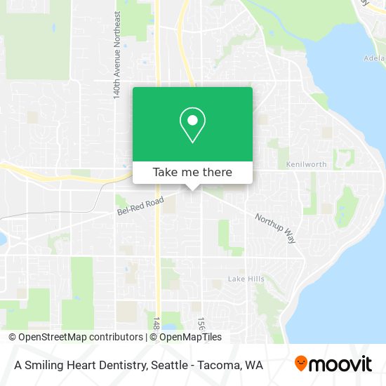 A Smiling Heart Dentistry map