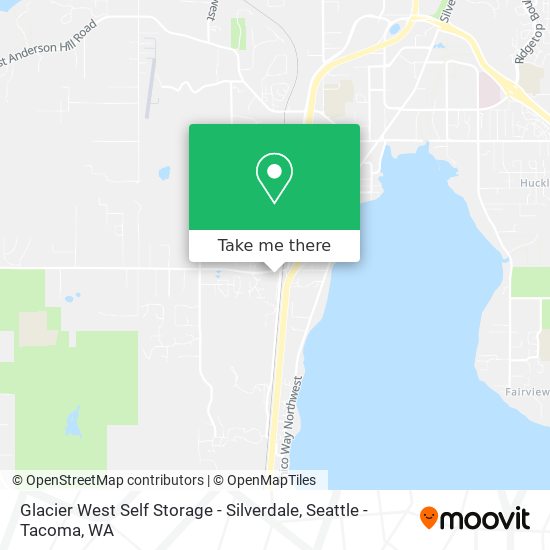 Mapa de Glacier West Self Storage - Silverdale