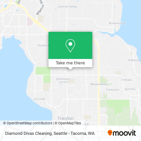 Diamond Divas Cleaning map