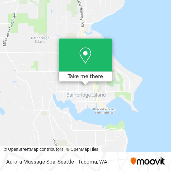 Aurora Massage Spa map