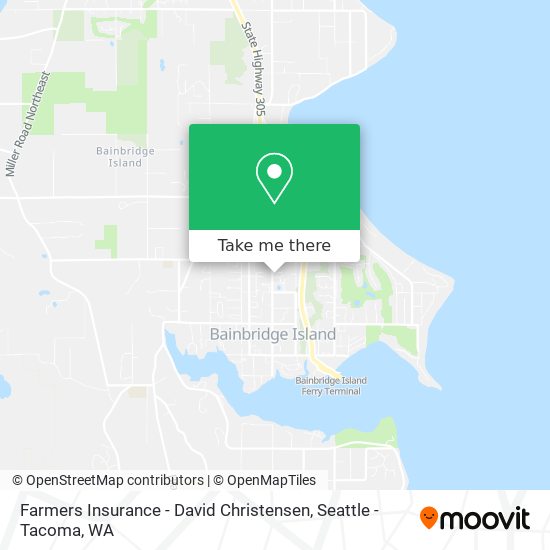 Farmers Insurance - David Christensen map