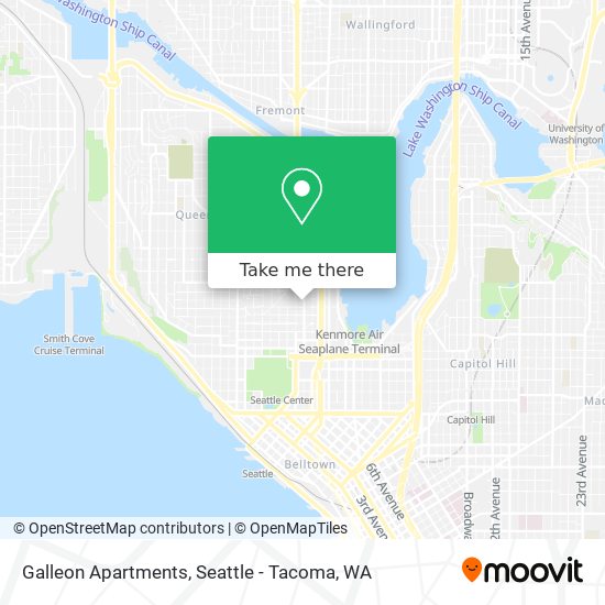 Galleon Apartments map