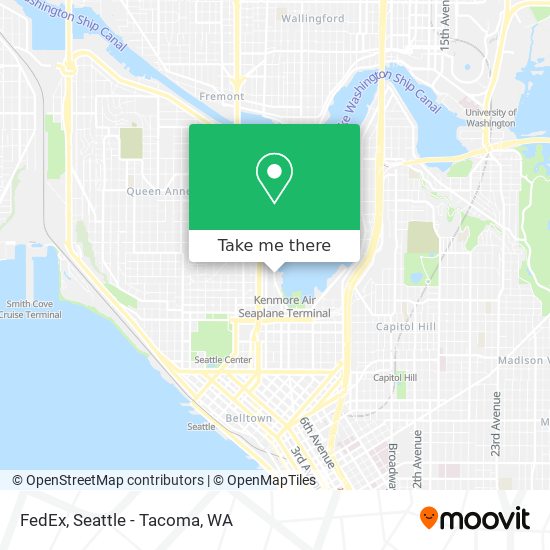 FedEx map