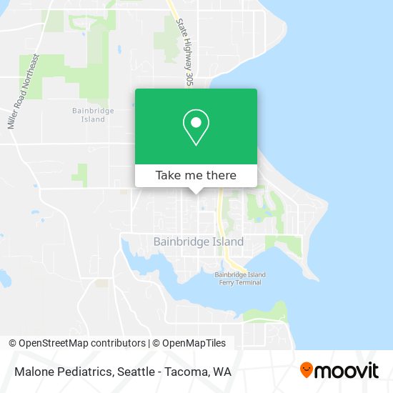 Malone Pediatrics map