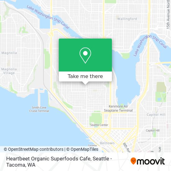 Mapa de Heartbeet Organic Superfoods Cafe