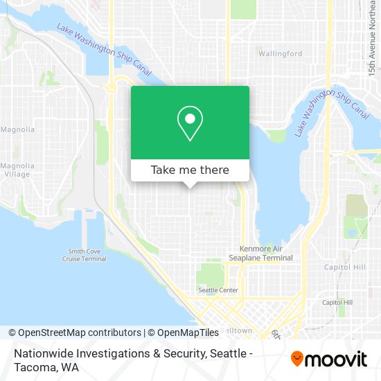 Nationwide Investigations & Security map