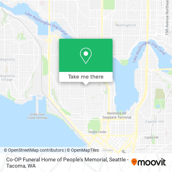 Co-OP Funeral Home of People's Memorial map