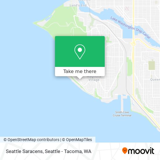 Mapa de Seattle Saracens