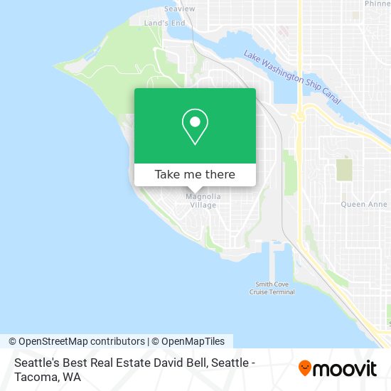 Mapa de Seattle's Best Real Estate David Bell