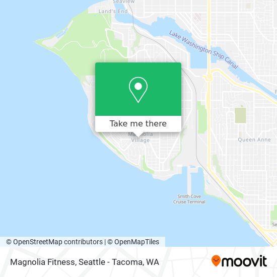 Magnolia Fitness map