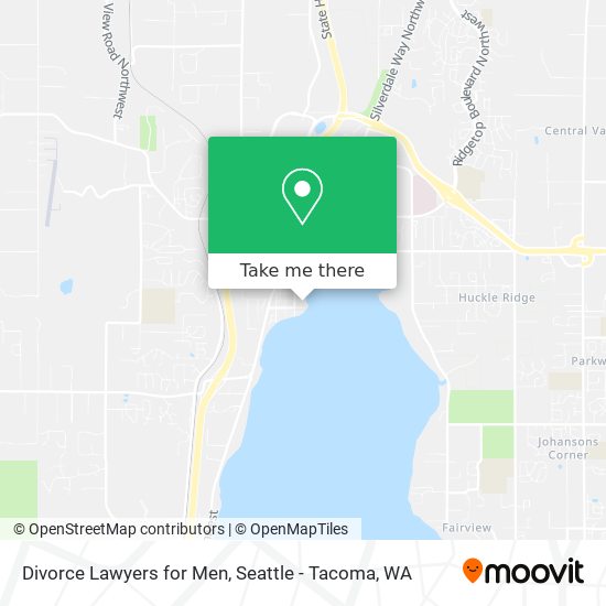 Divorce Lawyers for Men map