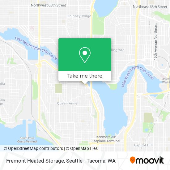 Mapa de Fremont Heated Storage