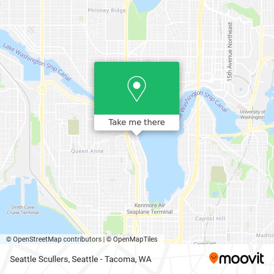 Mapa de Seattle Scullers