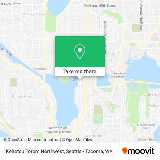 Mapa de Keiretsu Forum Northwest