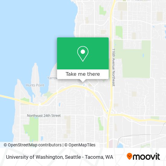 University of Washington map