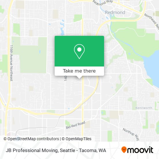 Mapa de JB Professional Moving