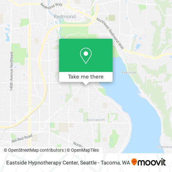 Eastside Hypnotherapy Center map