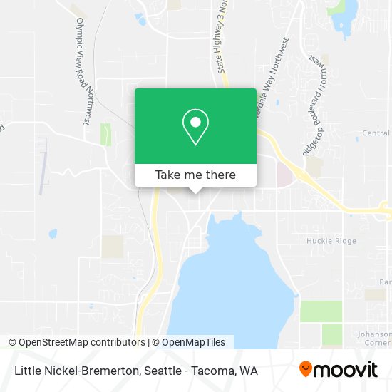 Mapa de Little Nickel-Bremerton