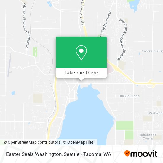 Mapa de Easter Seals Washington