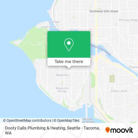 Dooty Calls Plumbing & Heating map