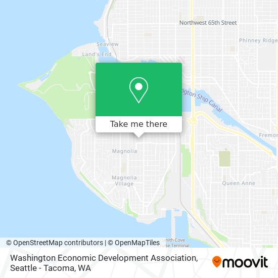 Washington Economic Development Association map