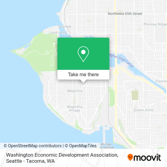 Mapa de Washington Economic Development Association