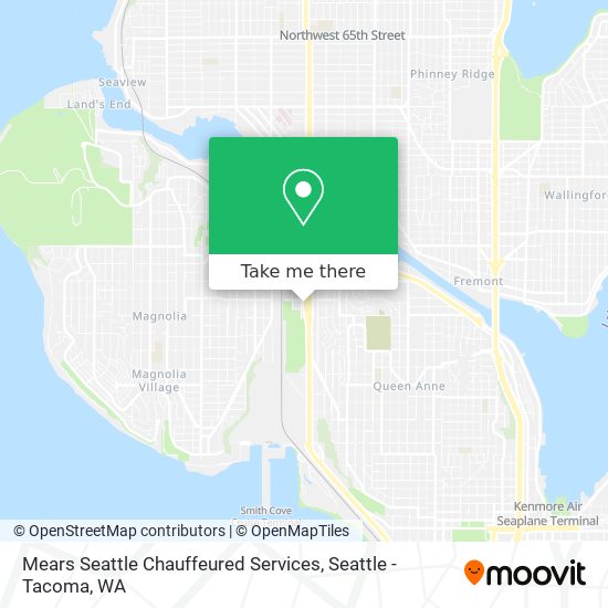 Mears Seattle Chauffeured Services map