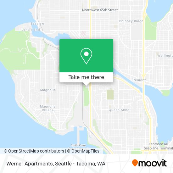 Werner Apartments map
