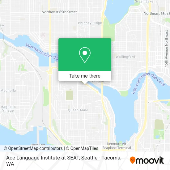 Mapa de Ace Language Institute at SEAT