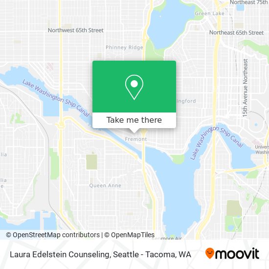 Laura Edelstein Counseling map