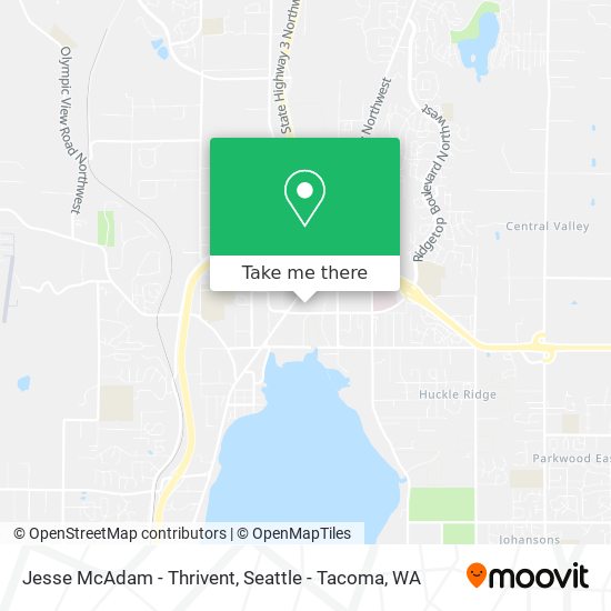 Jesse McAdam - Thrivent map