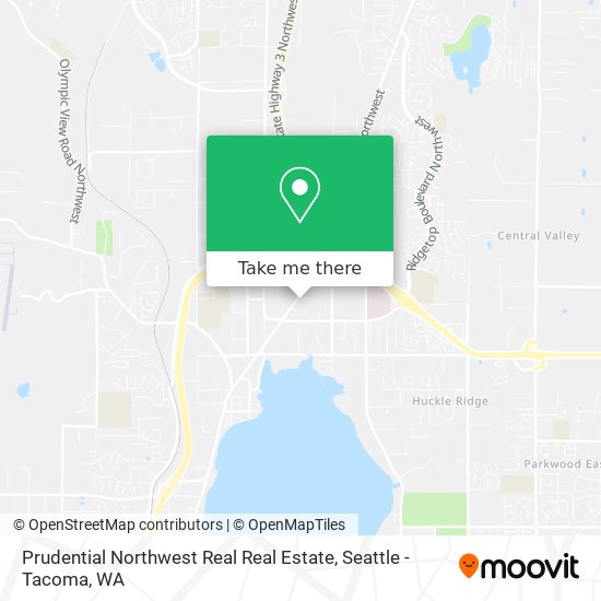 Mapa de Prudential Northwest Real Real Estate