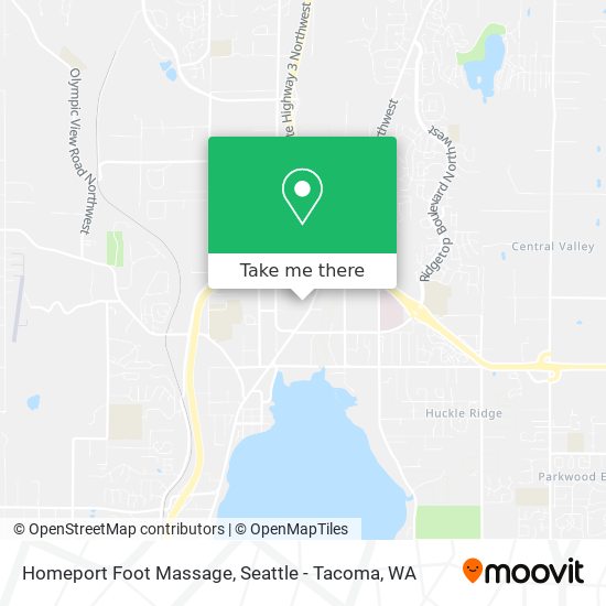 Mapa de Homeport Foot Massage