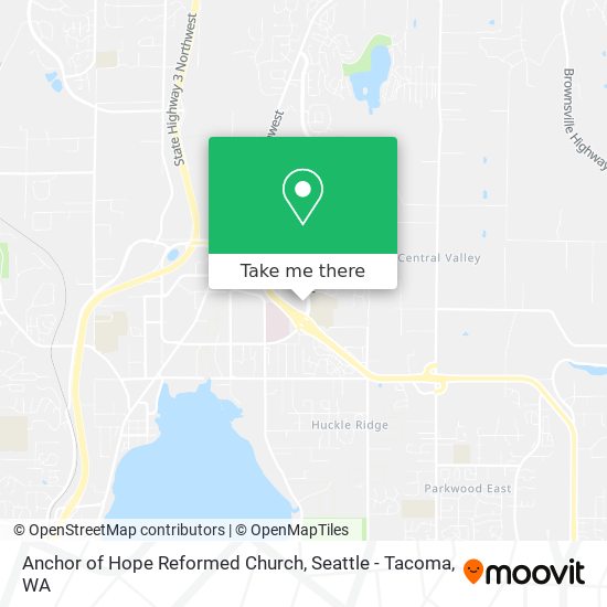 Anchor of Hope Reformed Church map